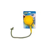 DUVO+ lopta plávajúca s lanom, žltá, priemer 7x55 cm