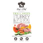 Dog’s Chef  FREE RANGE TURKEY & PORK WITH PAPAYA AND ZUCCHINI Small Breed