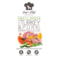 DOG’S CHEF Turkey & Pork with Sweet Potato and Papaya ACTIVE SMALL BREED