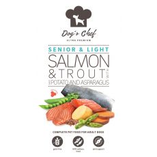 DOG’S CHEF Diet Loch Trout & Salmon with Asparagus SENIOR & LIGHT